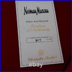 Christopher Radko Neiman Marcus Three Kings Wise Men Limited Edition Set 3 Boxed