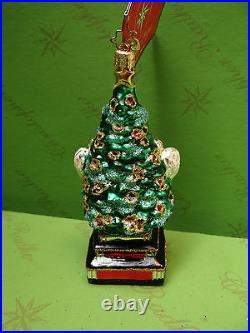Christopher Radko New York Herald In The Holidays Glass Ornament
