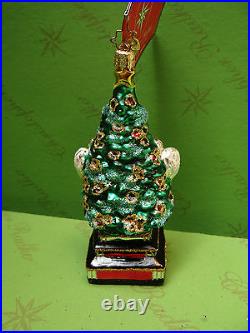 thumbnail image 2 of Christopher Radko New York Herald In The Holidays Blown Glass Ornament 2 of 5