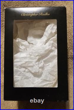 Christopher Radko Nick's Retriever Glass Ornament Santa Dog 1010406 HTF RARE