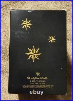 Christopher Radko Nick's Retriever Glass Ornament Santa Dog 1010406 HTF RARE