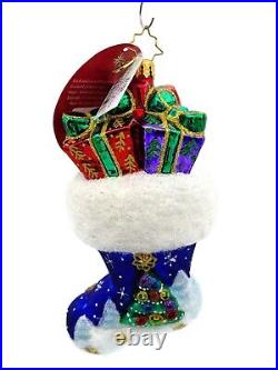 Christopher Radko Night Before Christmas Stocking Christmas Ornament 1021122