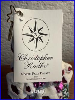 Christopher Radko North Pole Palace 2004 Limited Edition #214/10000 Ornament