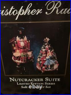Christopher Radko Nutcracker Suite Salt & Pepper Set Limited Edition Series NEW