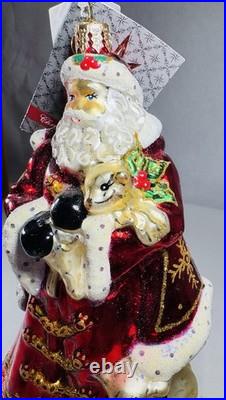 Christopher Radko Oh Come All Ye Faithful Ornament Classic Carol's 6 RARE