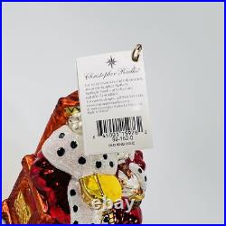 Christopher Radko Old King Cole Glass Christmas Ornament 6 RETIRED