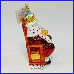 Christopher Radko Old King Cole Glass Christmas Ornament 6 RETIRED