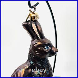 Christopher Radko Old World Chocolate Bunny Ornament