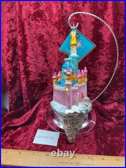 Christopher Radko Once Upon A Wish Glass Christmas Ornament SEE DESCRIPTION
