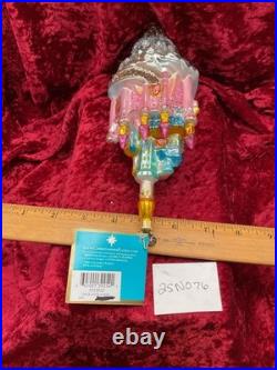 Christopher Radko Once Upon A Wish Glass Christmas Ornament SEE DESCRIPTION