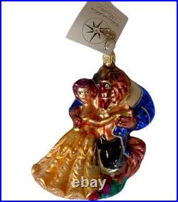 Christopher Radko Ornament Beauty And The Beast Dancing RARE 23963