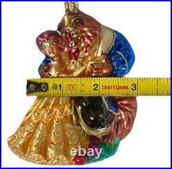 Christopher Radko Ornament Beauty And The Beast Dancing RARE 23963