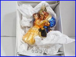 Christopher Radko Ornament Beauty And The Beast Disney In Box Dancing RARE