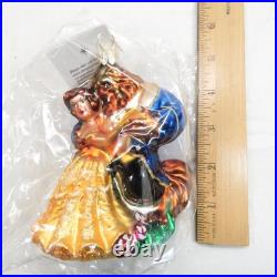 Christopher Radko Ornament Beauty And The Beast Disney In Box Dancing RARE