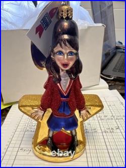 Christopher Radko Ornament Broadway Cares Barbra Streisand FUNNY GIRL Rare