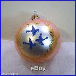 Christopher Radko Ornament Cinderella's Bluebirds #922400 Fairy Tale NIB (R15)