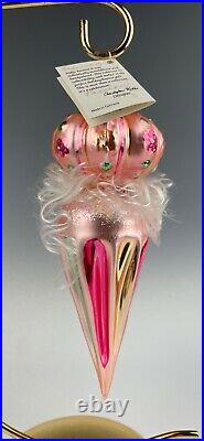 Christopher Radko Ornament Crowned Passion 7 Long Excellent Condition