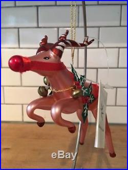 Christopher Radko Ornament DASH AWAY Flying Reindeer 98-240-0