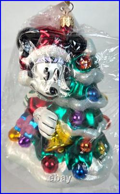 Christopher Radko Ornament DISNEY Winter Minnie NEW PIE EYES / ULTRA RARE