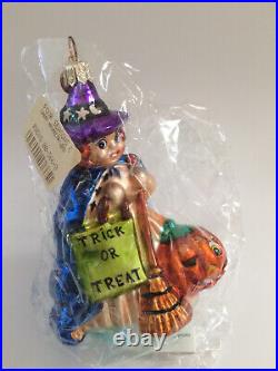 Christopher Radko Ornament Great Hexpectations 00-366-0 Witch with Tag & Bag