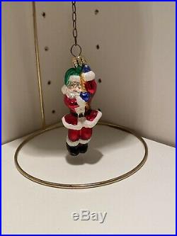 Christopher Radko Ornament Hang On Til Christmas With Tags Numbered