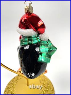 Christopher Radko Ornament Penny's Treasure Penguin Artist Signed HTF