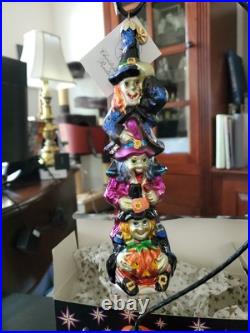 Christopher Radko Ornament Triple Trouble 1999 with Box Excellent Condition