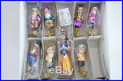 Christopher Radko Ornaments Disney Snow White & the Seven Dwarfs New in Box