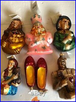 Christopher Radko Ornaments Wizard of Oz Collection, Set of 6