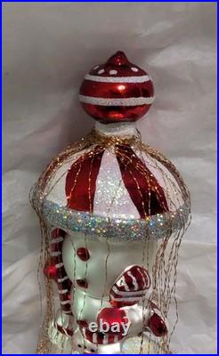 Christopher Radko PEPPERMINT PRAVILLION 2005 Anniversary Ornament