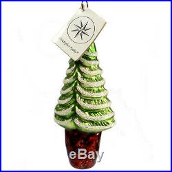 Christopher Radko PINE TREE SANTA 95-912-0 Christmas Ornament Rare NWT