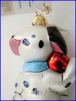 Christopher Radko PUPPY POLE 101 Dalmatians Disney Christmas Ornament MINT