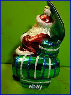 Christopher Radko Parlor Snooze Glass Ornament