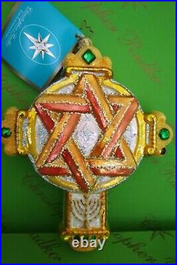 Christopher Radko Passover Faithful Testament Glass Ornament