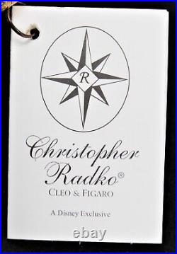 Christopher Radko Pinocchio Cleo & Figaro Disney Christmas Tree Ornament