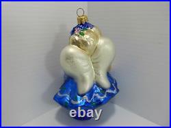 Christopher Radko Plum Fairy Muffy Vanderbear Ornament 5 1/2 Original Box