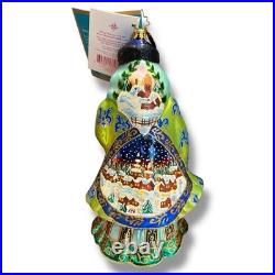 Christopher Radko Portrait Santa Series Village View Nicholas