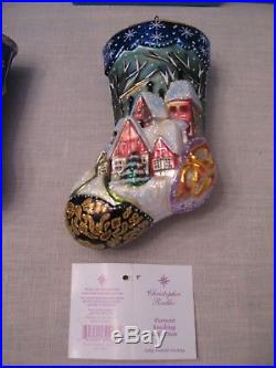 Christopher Radko Portrait Stocking Collection All 12 ornaments