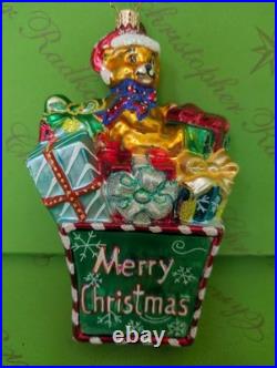 Christopher Radko Prototype Merry Christmas