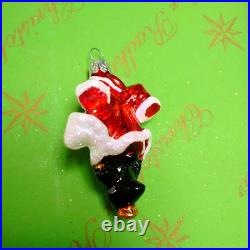 Christopher Radko Prototype Penguin Elfs Gem Glass Ornament