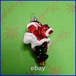 Christopher Radko Prototype Penguin Elfs Gem Glass Ornament
