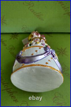 Christopher Radko Prototype Wedding Cake Glass Ornament