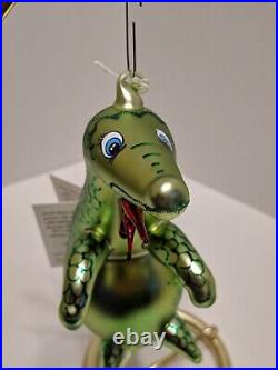 Christopher Radko Puff the Magic Dragon Italian blown glass 1996 Rare