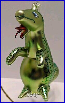 Christopher Radko Puff the Magic Dragon Italian blown glass 1996 Rare