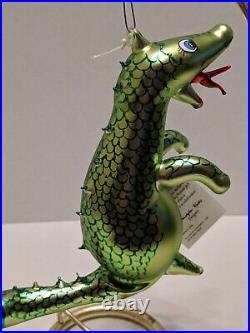 Christopher Radko Puff the Magic Dragon Italian blown glass 1996 Rare