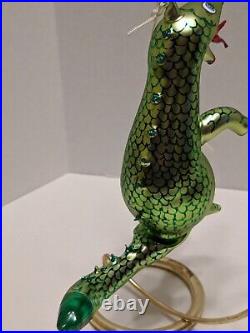 Christopher Radko Puff the Magic Dragon Italian blown glass 1996 Rare