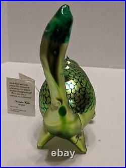Christopher Radko Puff the Magic Dragon Italian blown glass 1996 Rare