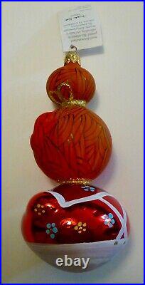 Christopher Radko RAGAMUFFINS Christmas Ornaments Raggedy Ann and Andy #96-052-0