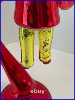 Christopher Radko RARE Italian Glass Christmas Ornament Mr. MOTO 94-280 Signed