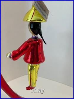 Christopher Radko RARE Italian Glass Christmas Ornament Mr. MOTO 94-280 Signed